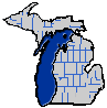 Map fo the State of Michigan